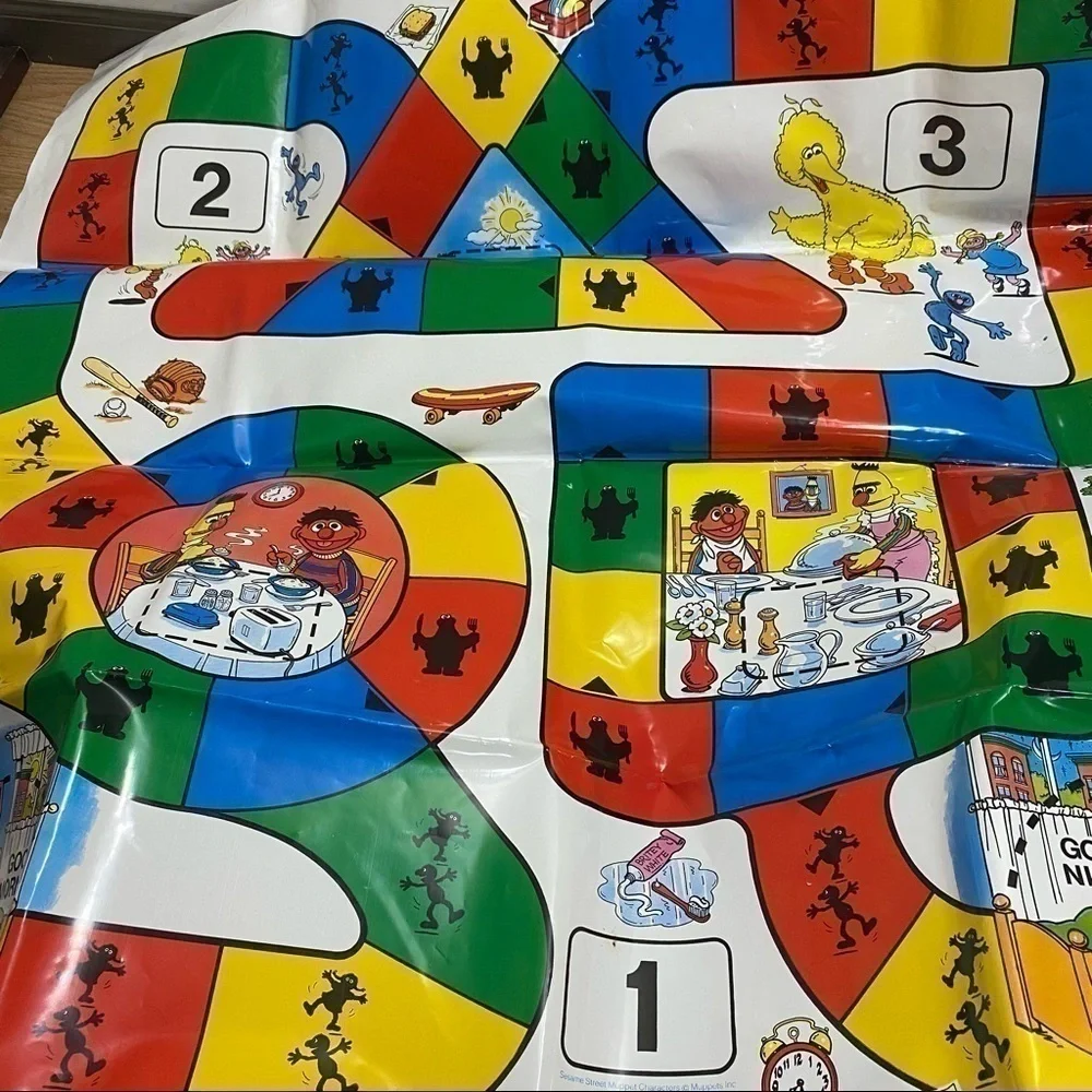 Sesame Street Games for Growing Floor Preschool Feeling Fit Ages 3 + Big Bird
